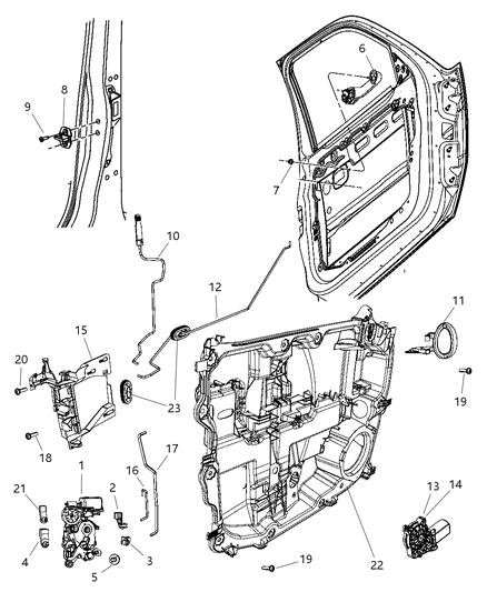 Jeep Liberty Door Lock Actuator 931-614