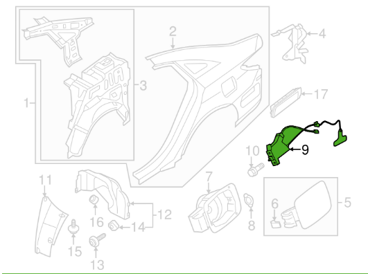 Hyundai Fuel Gate Actuator 815903S000